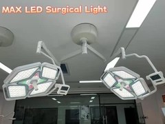 高LUXと美しい形状のLED無影操作ランプ照明
