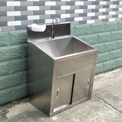 Stainless Steel Induction faucet Wash Sink for one Person