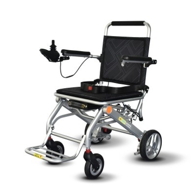 バッテリー付き電動車椅子（総重量15.5kg、電磁ブレーキ付き）